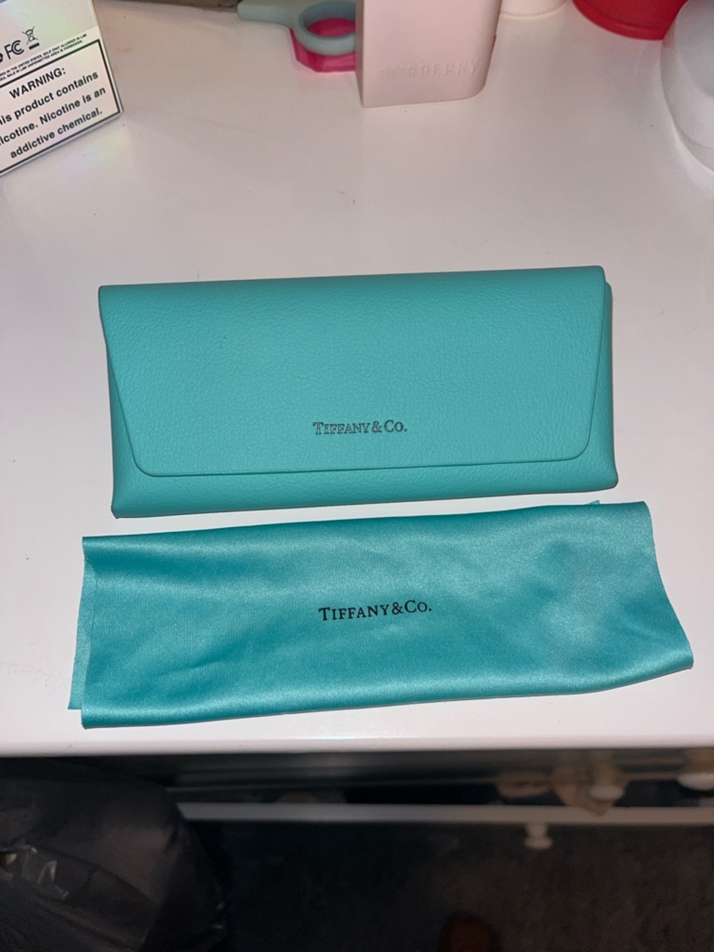 Tiffany & Co. Clutch-Style Eyewear Case in Tiffany Blue